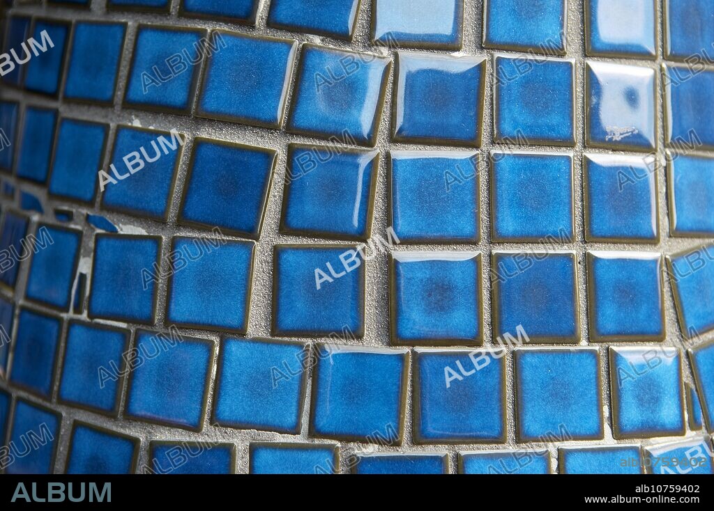Detail of Hundertwasserhaus, Vienna. Austria.