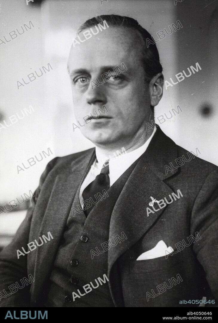 Joachim von Ribbentrop, Nazi German Foreign Minister, c1938-c1945. Ribbentrop (1893-1946) joined the Nazi Party in 1932 and served as a roving ambassador before being appointed Ambassador to the United Kingdom in 1936. In 1938 he was made Foreign Minister and in this capacity he was instrumental in bringing about the Munich Agreement with Britain and France that led to the conquest of Czechoslovakia. In 1939 he played a leading role in negotiating the non-aggression pact between Germany and the Soviet Union (Molotov-Ribbentrop Pact). Ribbentrop was arrested by the Allies after Germany's defeat in 1945 and he was tried for war crimes at the Nuremberg tribunal. He was found guilty of active involvement in the planning of the deportation of Jews to death camps as well as advocating the killing of Allied aircrew shot down over Germany and was executed on 16 October 1946.