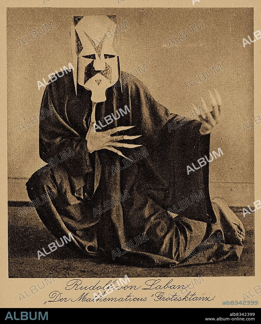 ANONYMOUS. Rudolf von Laban as ?Mathematicus? (grotesque dance).