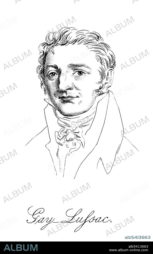 Joseph Gay-Lussac, French Chemist and Physicist