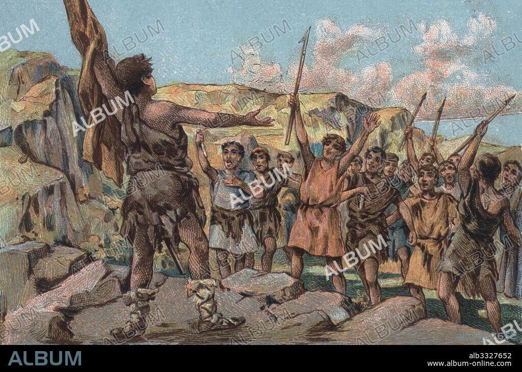 Historia de España. El pastor Viriato (180 ac.-139 ac.), líder lusitano que hizo frente a la expansión romana en Hispania.