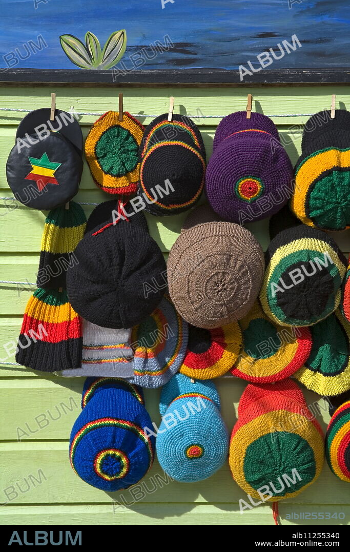 Craft market, Montego Bay, Jamaica, West Indies, Caribbean, Central America.