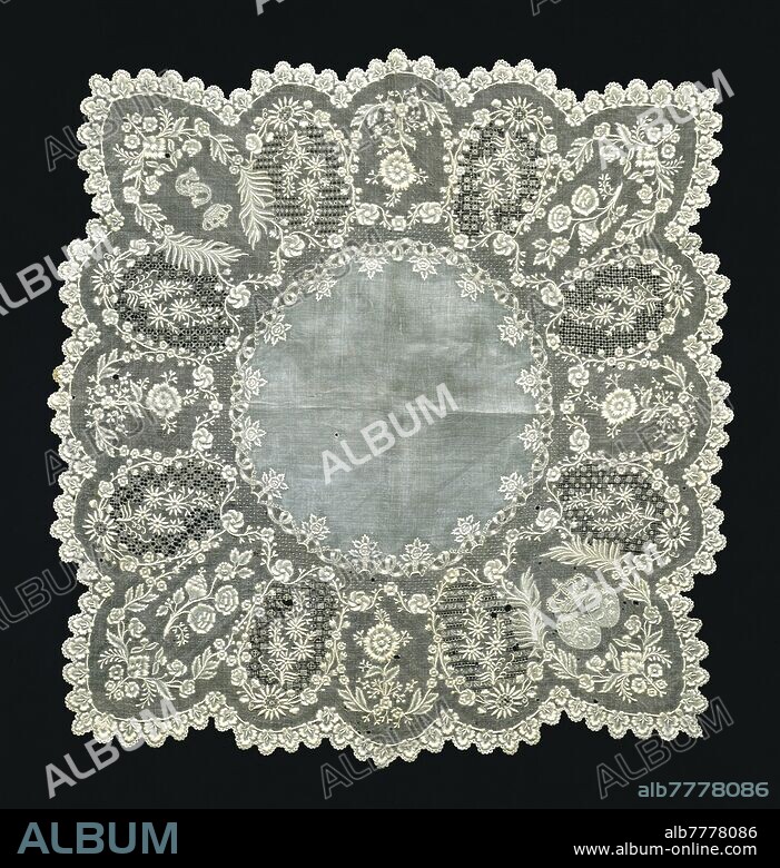 Lace corner handkerchief discount