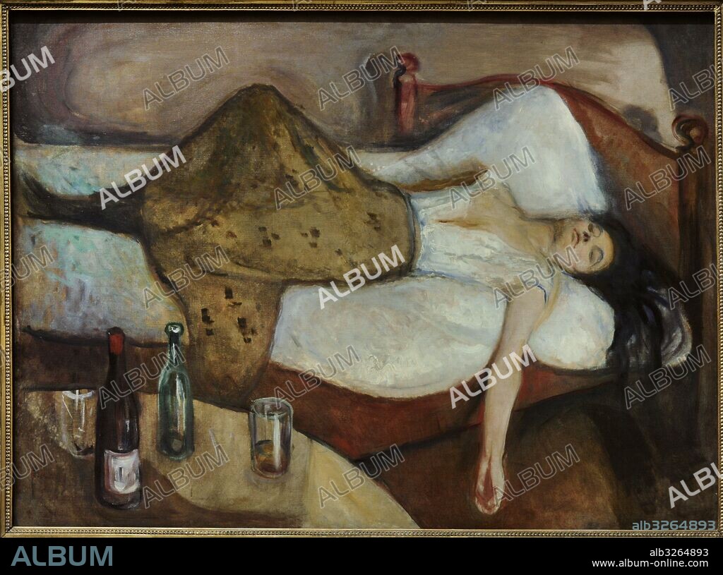 Edvard Munch (1863-1944). Pintor noruego. Al día siguiente, 1894. Galería Nacional. Museo Nacional de Arte, Arquitectura y Diseño. Oslo. Noruega.