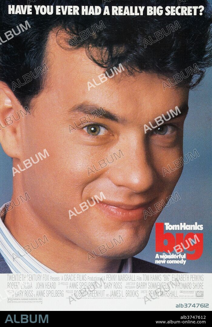 TOM HANKS en BIG, 1988, dirigida por PENNY MARSHALL. Copyright 20TH CENTURY FOX.