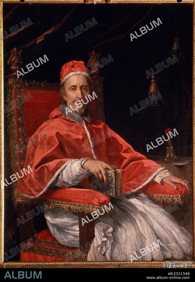 CARLO MARATTA. Portrait of Pope Clement IX (1600-1669).