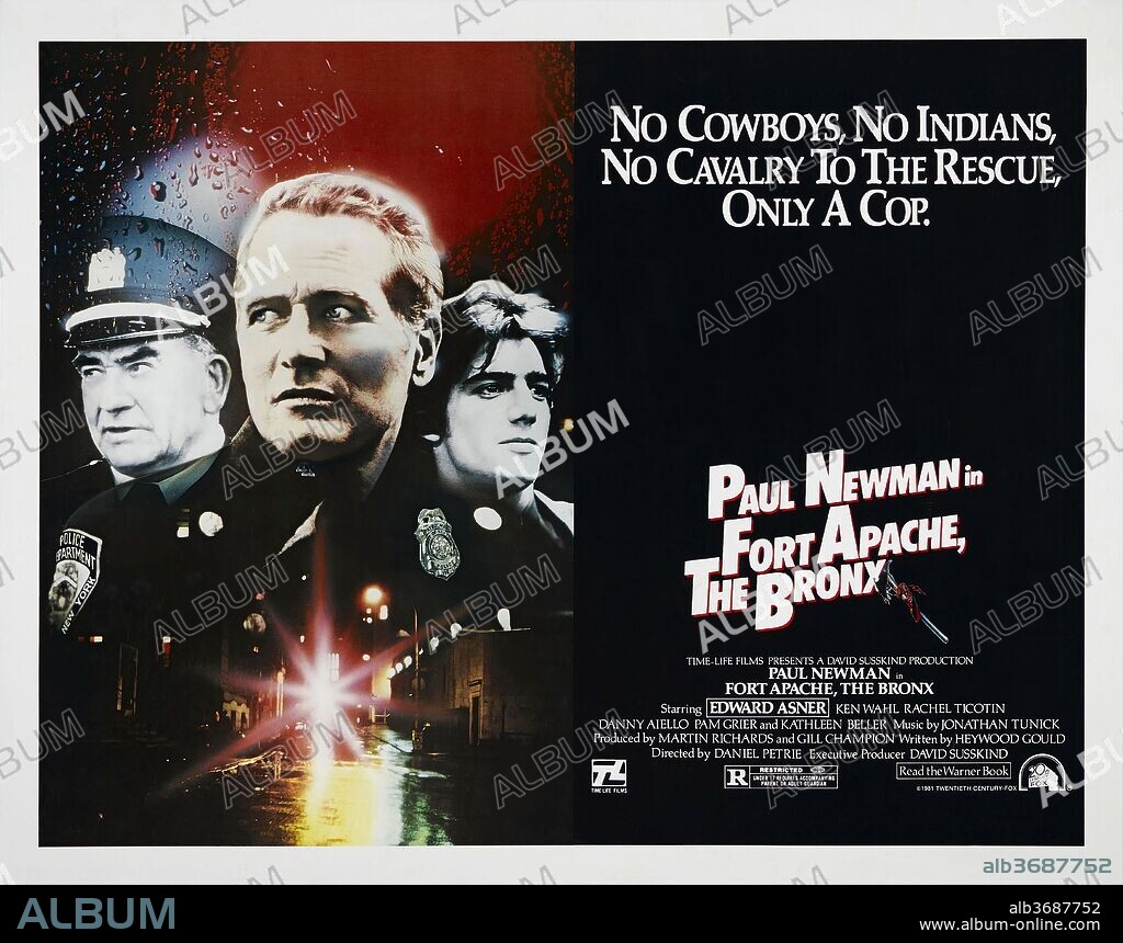 Poster of FORT APACHE, THE BRONX, 1981, directed by DANIEL PETRIE. Copyright 20TH CENTURY FOX.