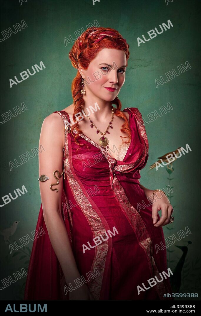 LUCY LAWLESS in SPARTACUS: BLOOD AND SAND, 2010. Copyright STARZ MEDIA.