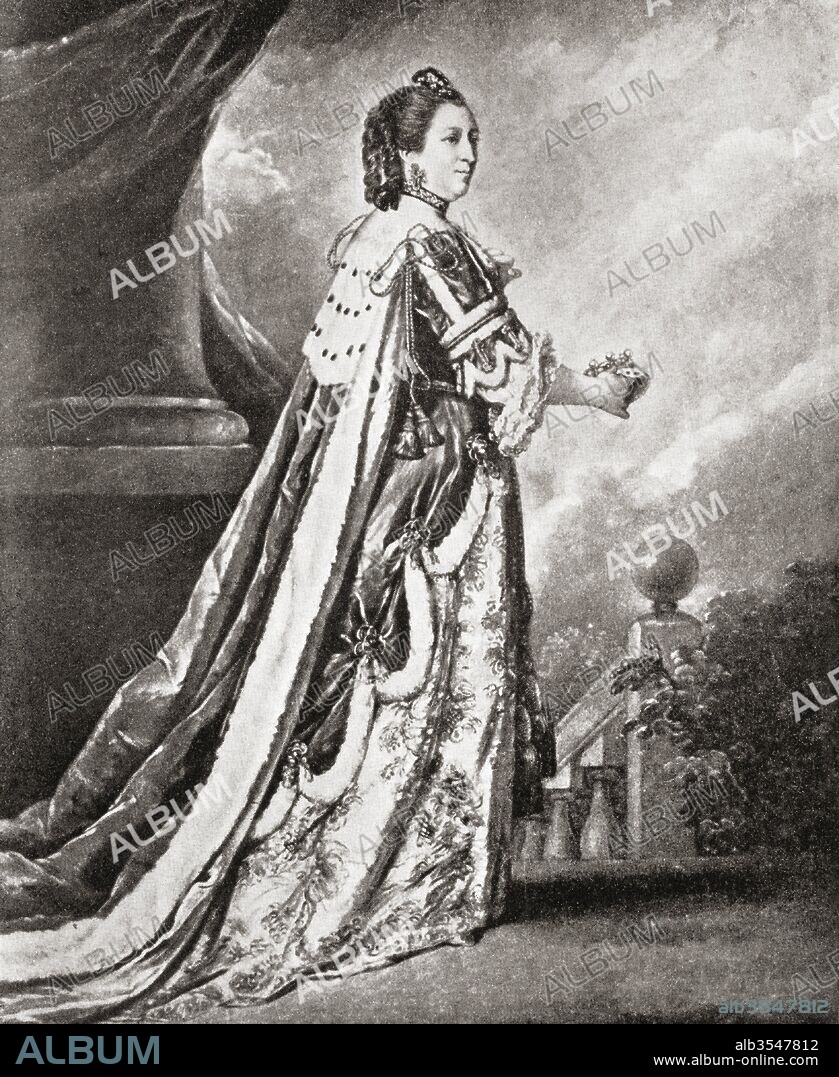 Elizabeth Countess of Northumberland, Elizabeth Percy, née Seymour, Duchess of Northumberland and 2nd Baroness Percy, 1716 – 1776. British peeress. From The Connoisseur Magazine, published 1902.