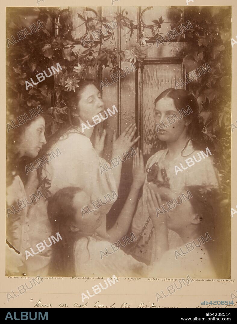 Have we not Heard the Bridegroom is so Sweet. Julia Margaret Cameron; English, 1815-1879. Date: 1868. Dimensions: 32.8 × 27.5 cm (image/paper); 44.3 × 35.4 cm (mount). Albumen print. Origin: England.