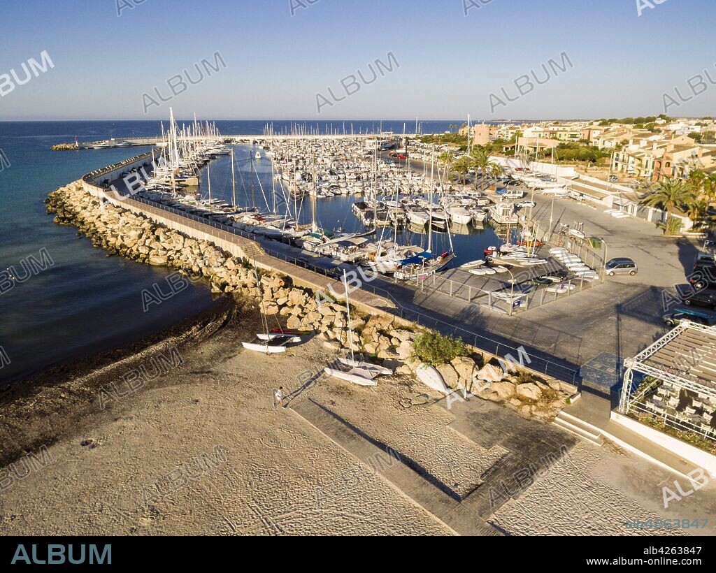 Club Nautico Sa Rapita, Campos, Mallorca, balearic islands, spain, europe.