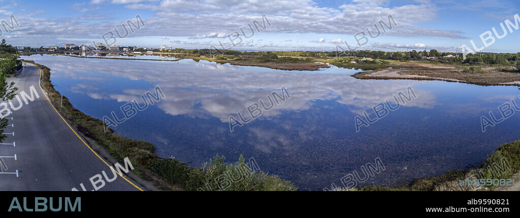 Sa Vall salt lake, Colònia de Sant Jordi, ses Salines, Mallorca, Balearic Islands, Spain.