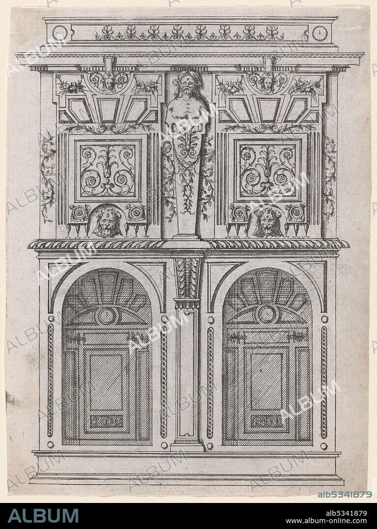 JACQUES ANDROUET DU CERCEAU. Furniture Design, 1565-70.
