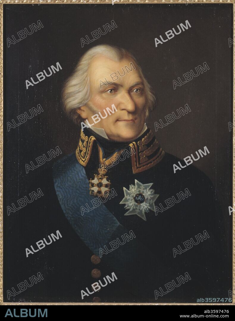 JOHAN WILHELM CARL WAY. Portrait of Count Johan Christopher Toll (1743-1817).