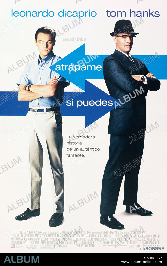 Poster of CATCH ME IF YOU CAN, 2002, directed by STEVEN SPIELBERG. Copyright DREAMWORKS.