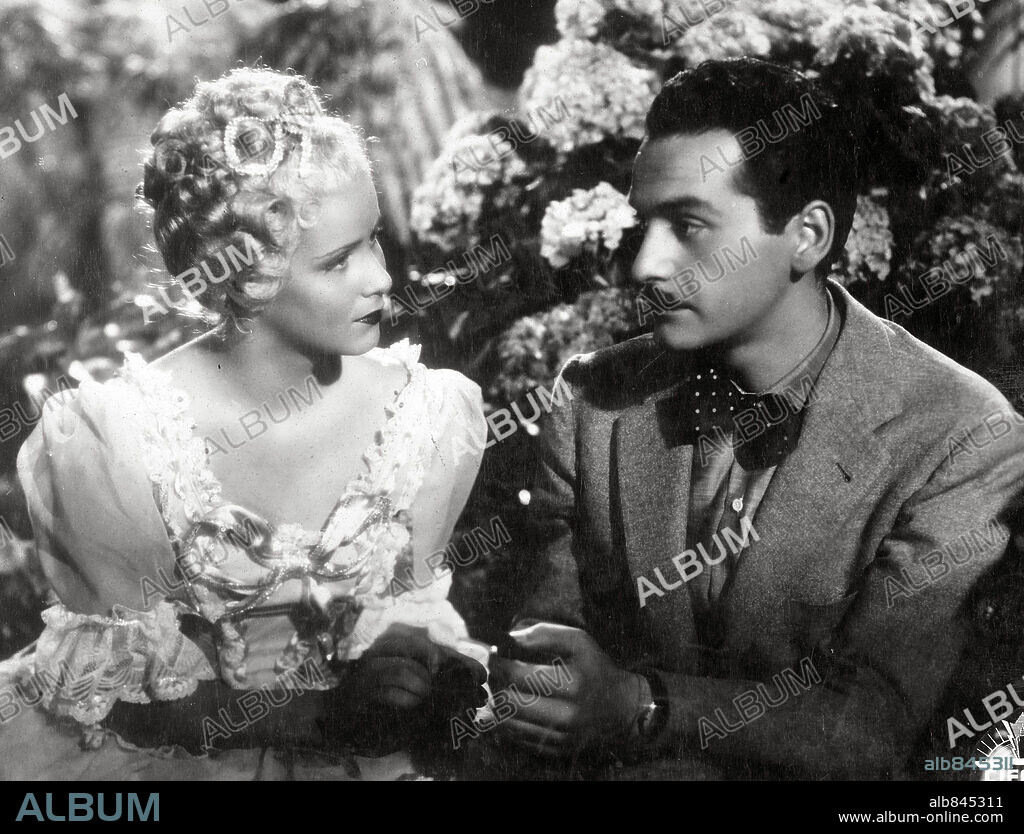 ALIDA VALLI and ANDREA CHECCHI in SCHOOLGIRL DIARY, 1941 (ORE 9 LEZIONE DI CHIMICA). Copyright MANENTI FILM.