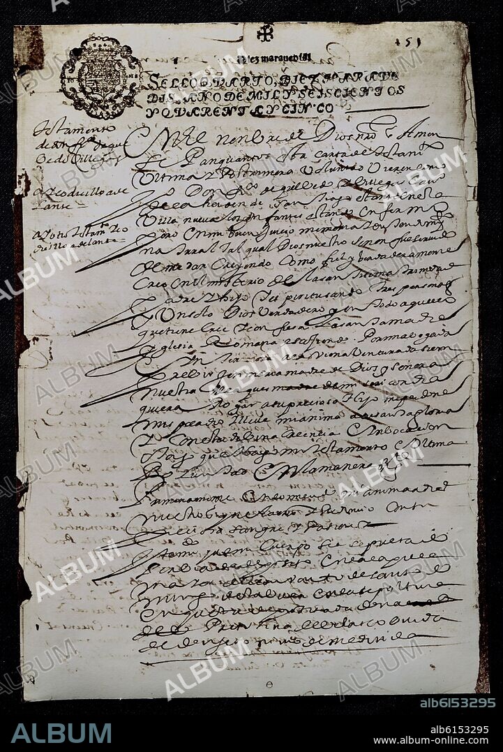 FRANCISCO DE QUEVEDO (1580-1645). TESTAMENTO DE QUEVEDO - SIGLO XVII.