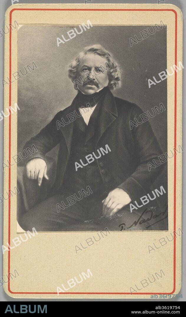 Louis-Jacques-Mandé Daguerre. Artist: Unknown (French). Dimensions: Image: 7.2 x 5.3 cm (2 13/16 x 2 1/16 in.). Person in Photograph: Louis-Jacques-Mandé Daguerre. Date: ca. 1844.