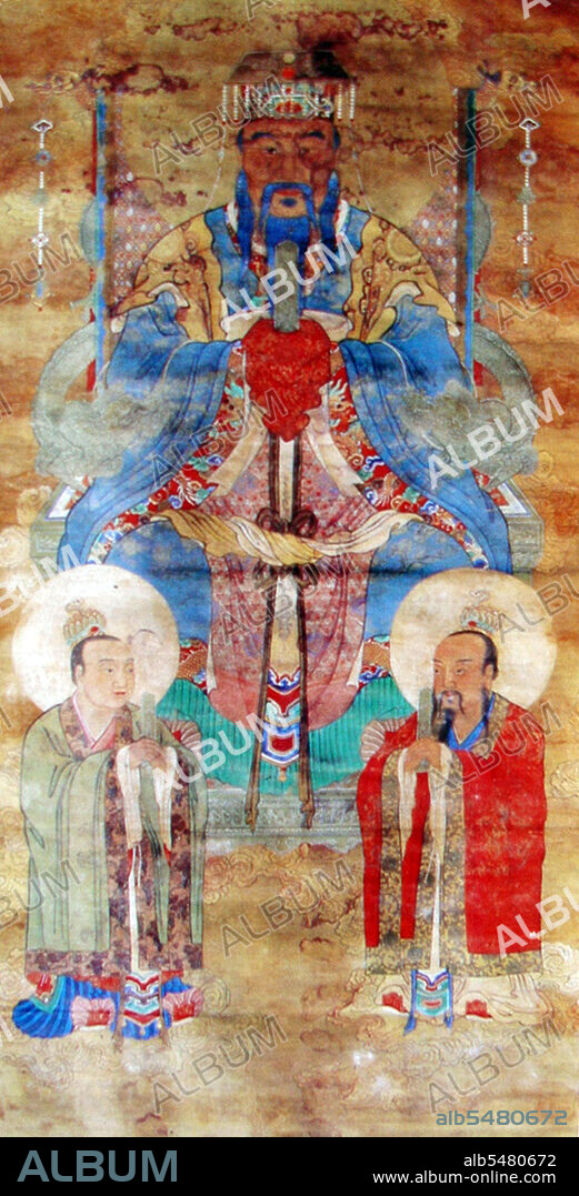 The Great Heavenly Emperor of the Highest Palace of Polaris is in charge of the Three Powers (Sancai) of Heaven, Earth and Man, and of wars in the human world. In Daoist ritual, as well as the Three Pure Ones, the Four Heavenly Ministers are also worshipped. Each of the Four Heavenly Ministers has his own divine birthday: The Great Jade Emperor on the 9th of the first lunar month, the Middle Heaven Great Emperor of the North Pole Star of Purple Subtlety on the the 27th of the tenth month, the Great Heavenly Emperor of the Highest Palace of Polaris on the 2nd of the second month, and the Imperial Earth Goddess on the 18th of the third month. Many Daoists go to temples to burn incense on these days.
