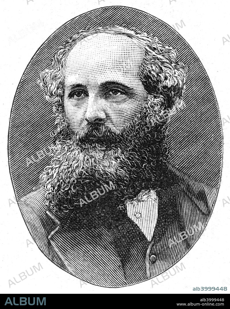 James Clerk Maxwell (1831-1879), Scottish theoretical physicist, innovator in electrostatics and electromagnetics, [1896].