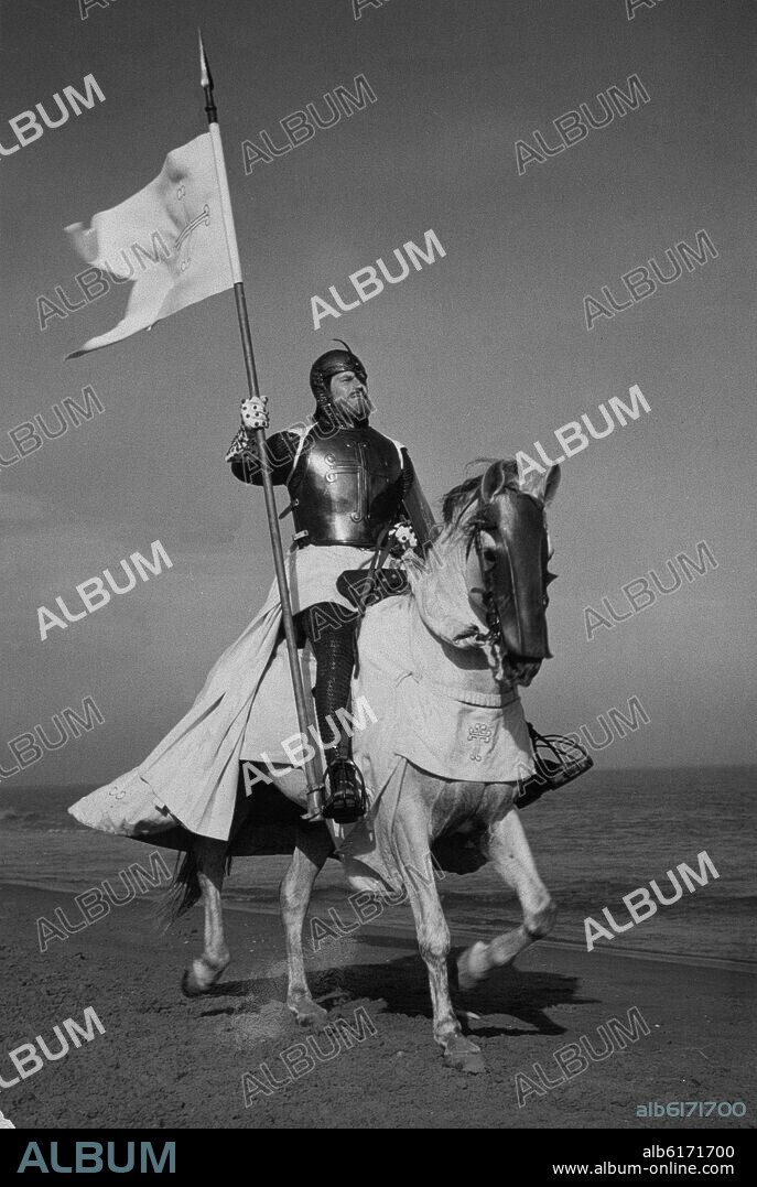 ANTHONY MANN. ESCENA DE LA PELICULA "EL CID" - 1961 - CHARLTON HESTON / SOFIA LOREN - (EEUU/ESPAÑA COPRODUCCION).