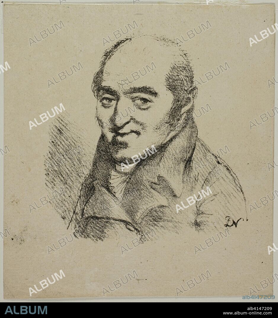 Portrait of Samuel Rogers, English Poet. Dominique-Vivant Denon; French, 1747-1825. Date: 1816. Dimensions: 115 × 111 mm (image); 161 × 148 mm (sheet). Lithograph in black on cream laid paper. Origin: France.