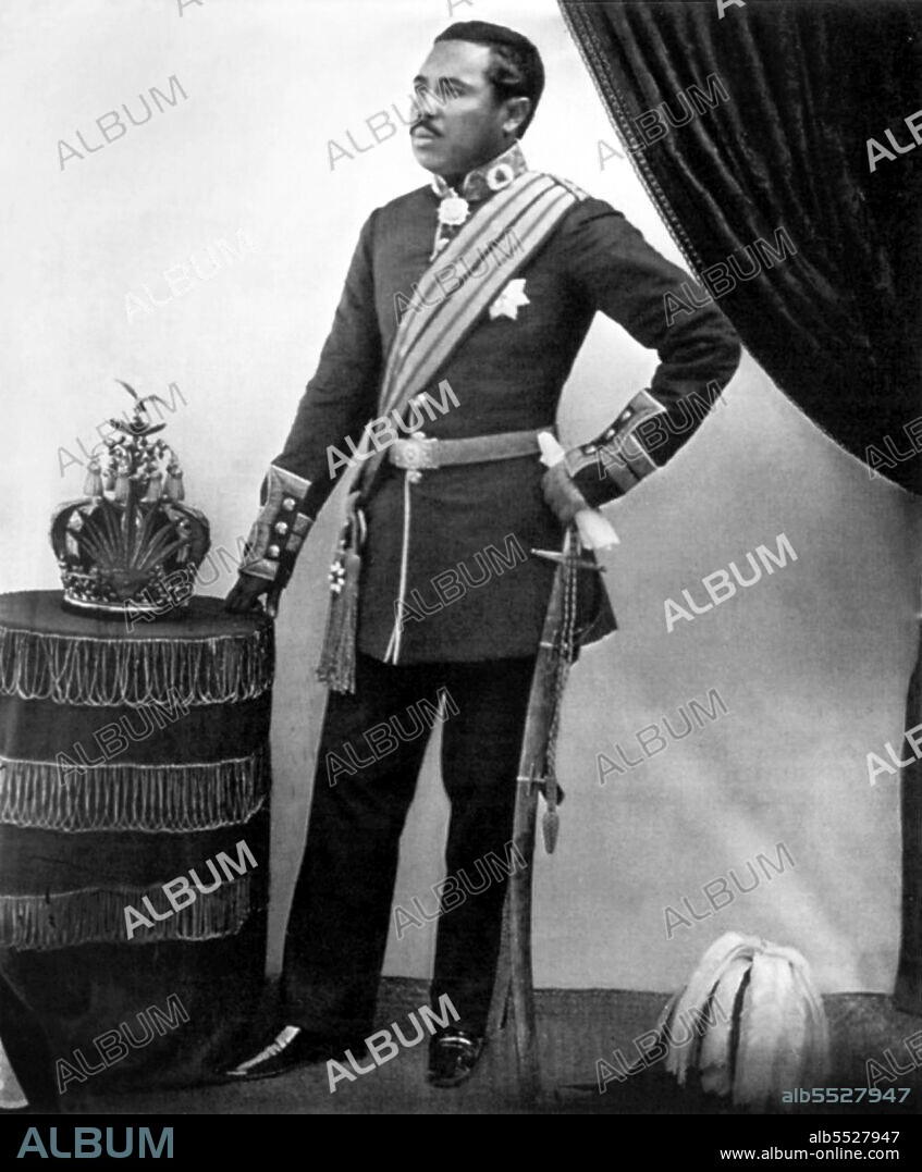 Radama II (September 23, 1829 – May 12, 1863 [assumed dead]) was the son and heir of Queen Ranavalona I and ruled from 1861 to 1863 over the Kingdom of Madagascar, which controlled virtually the entire island. Radama's rule, although brief, was a pivotal period in the history of the Kingdom of Madagascar. Under the unyielding and often harsh 33-year rule of his mother, Queen Ranavalona I, Madagascar had successfully preserved its cultural and political independence from French and British designs. Rejecting the queen's policy of isolationism and Christian persecution, Radama II permitted religious freedom and re-opened Madagascar to European influence.  Under the terms of the Lambert Charter, which Radama secretly contracted in 1855 with French entrepreneur Joseph-François Lambert while Ranavalona yet ruled, the French were awarded exclusive rights to the exploitation of large tracts of valuable land and other lucrative resources and projects. This agreement, which was later revoked by Prime Minister Rainilaiarivony, was key to establishing France's claim over Madagascar as a protectorate and, in 1896, as a colony.