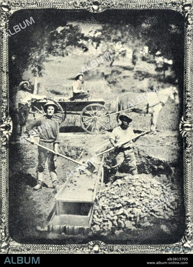 The California Gold Rush (1848-1855) began on January 24, 1848, when gold was found by James W. Marshall at Sutter's Mill in Coloma, California. The news of gold brought some 300,000 people to California from the rest of the United States and abroad. Half arrived by sea and half came from the east overland on the California Trail and the Gila River trail. The gold-seekers, called "forty-niners" (as a reference to 1849), often faced substantial hardships on the trip. At first, the gold nuggets could be picked up off the ground. Later, gold was recovered from streams and riverbeds using simple techniques, such as panning. More sophisticated methods were developed and later adopted elsewhere. At its peak, technological advances reached a point where significant financing was required, increasing the proportion of gold companies to individual miners. Gold worth tens of billions of today's dollars was recovered, which led to great wealth for a few. However, many returned home with little more than what they had started with.
