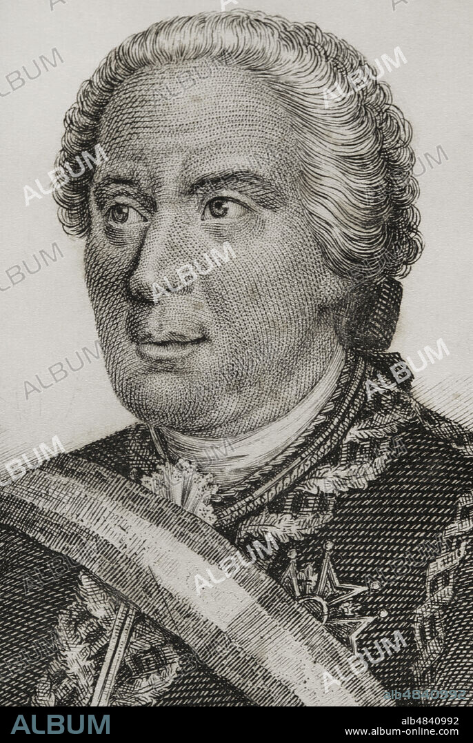 Gaspar Melchor de Jovellanos (1744-1811). Escritor, jurista y político ilustrado español. Ilustración por Miranda. Grabado por Hortigosa. Detalle. "Historia del Levantamiento, Guerra y Revolución de España", por el Conde de Toreno. Madrid,1851.