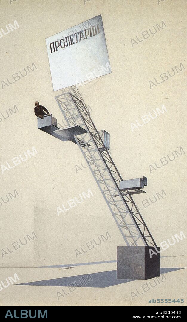 EL LISSITZKY. Lenin Tribune.