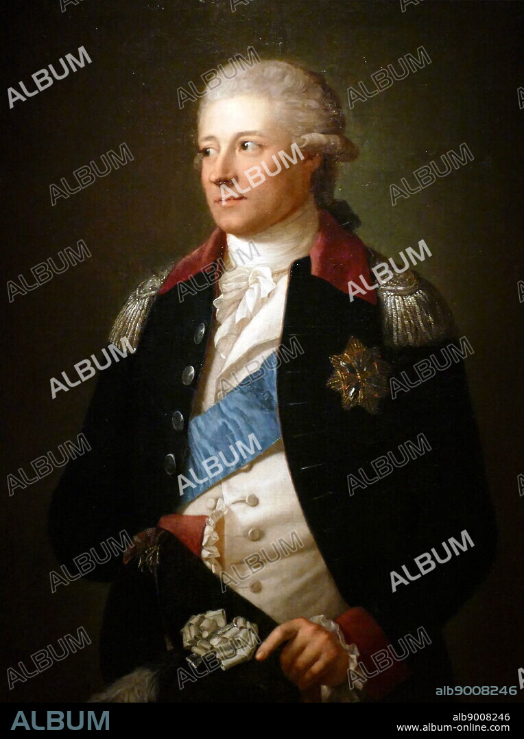 Stanislaw II Augustus (Stanislaw August Poniatowski). 1732 - 12 February 1798, He was the last King of Poland, Grand Duke of Lithuania and the last monarch of the united Polish-Lithuanian Commonwealth (1764-95). Polish school, ca. 1790.