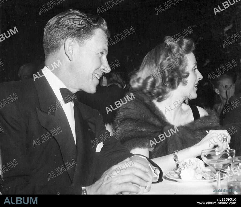 George Murphy, Connie Moore. July 25, 1947.