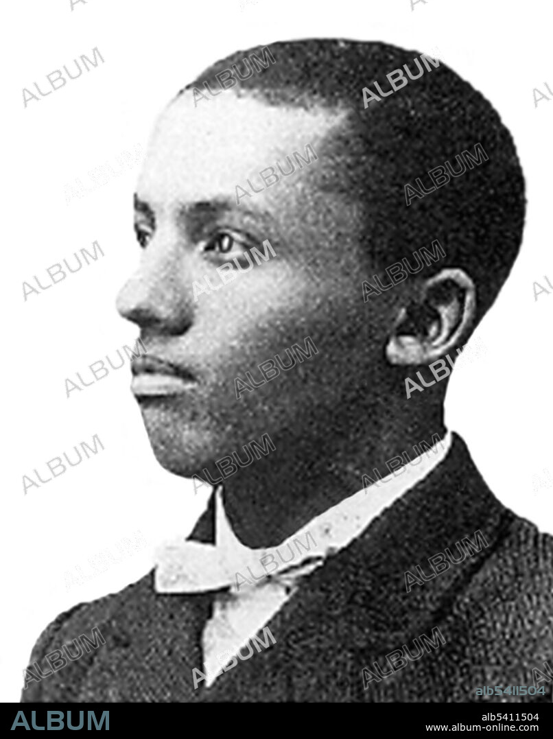 Carter Godwin Woodson (December 19, 1875 - April 3, 1950) was an American historian, author, and journalist. In 1915 he helped found the Association for the Study of Negro Life and History. In 1916, Woodson began publication of the scholarly Journal of Negro History. It has never missed an issue, despite the Great Depression, loss of support from foundations, and two World Wars. In 1926, Woodson pioneered the celebration of Negro History Week (precursor to Black History Month), designated for the second week in February, to coincide with marking the birthdays of Abraham Lincoln and Frederick Douglass. No photographer credited, 1895.