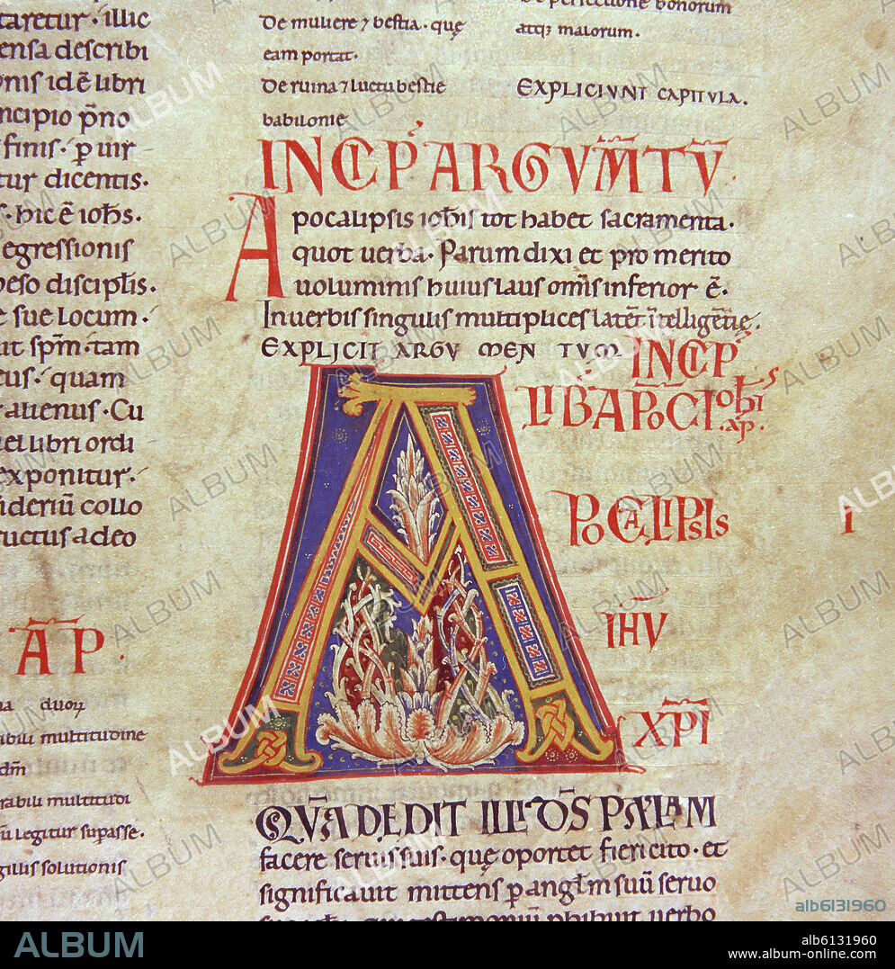 BIBLIA DE AVILA-CODICE S XIII-LETRA A.