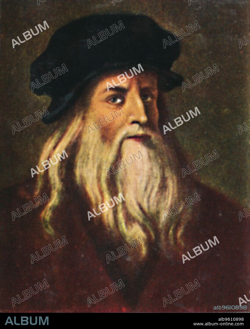Leonardo da Vinci 1452-1519. - Selbstbildnis', 1934. Creator Leonardo da Vinci 1452-1519. - Selbstbildnis', 1934. Creator