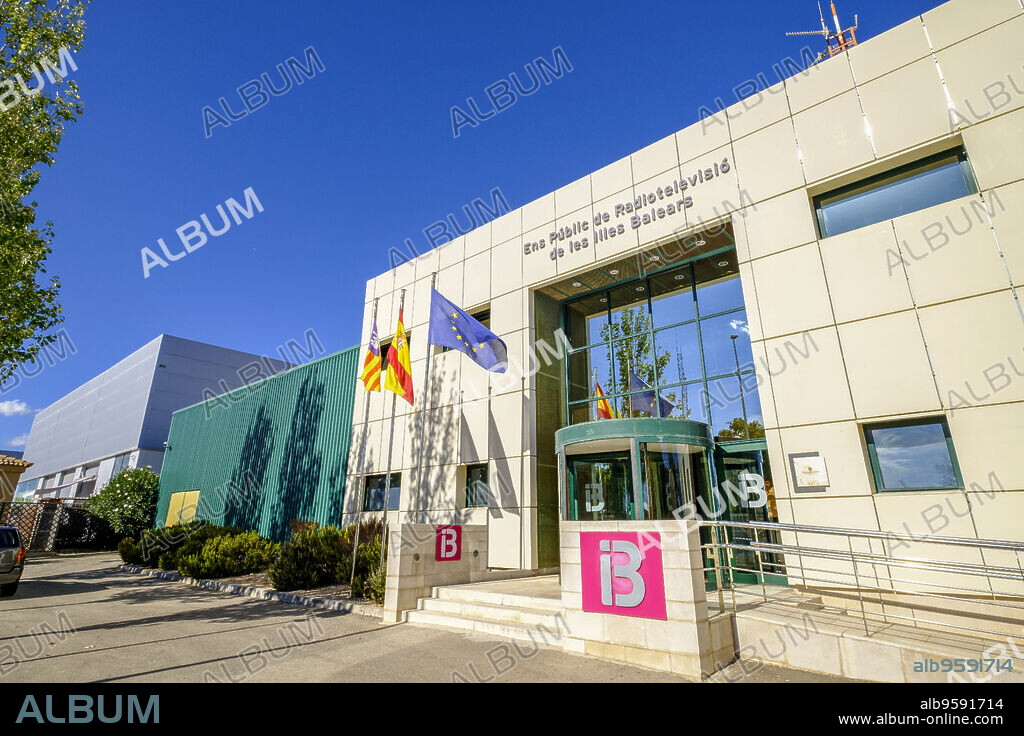 Public Radio and Television of the Balearic Islands, IB3, Son Bugadelles Industrial Park, Calvià, Mallorca, Balearic Islands, Spain, Europe.