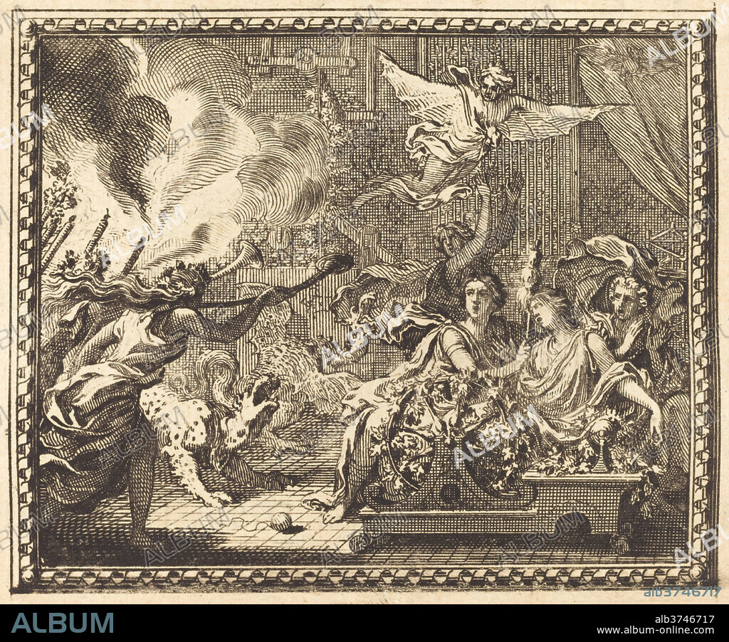 JEAN LEPAUTRE. The Daughters of Minyas. Dated: published 1676. Dimensions: plate: 7.6 x 9.5 cm (3 x 3 3/4 in.). Medium: etching and engraving on laid paper.