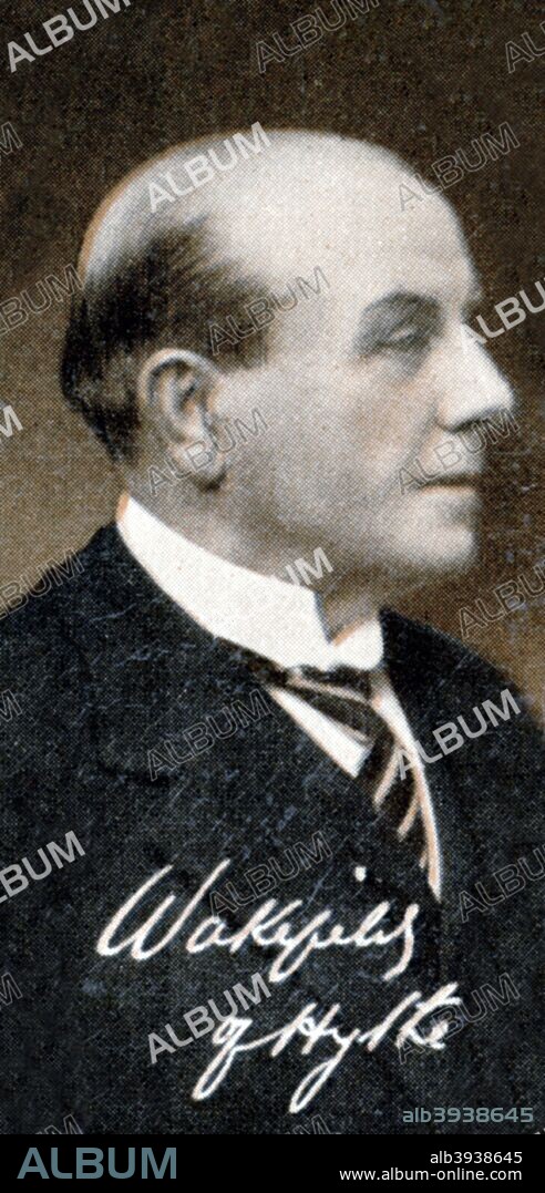 Lord Wakefield of Hythe, 1935. Charles Wakefield, 1st Viscount Wakefield (1859-1941). Wakefield patented the Wakefield lubricator for steam engines in the 1890s. In 1899 he founded the Wakefield Oil Company, but subsequently changed its name to Castrol. The Castrol brand lubricants were used in the engines of motor cars, aeroplanes, and motorcycles. Wakefield was also Lord Mayor 1915-16. A print from the photo album Popular Personalities, issued for Piccadilly Juniors Oval Photos, 1935.