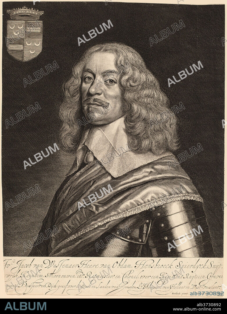 JONAS SUYDERHOFF AFTER GERRIT VAN HONTHORST. Jacob van Wassenaer van Obdam. Medium: engraving.