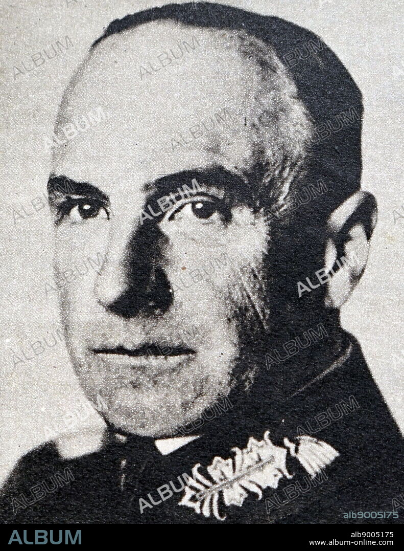 Walther Heinrich Alfred Hermann von Brauchitsch (4 October 1881 - 18 October 1948) was a German field marshal and the Commander-in-Chief (Oberbefehlshaber) of the German Army during World War II. After the 1933 Nazi seizure of power, Brauchitsch was put in charge of the East Prussian Military District. He served as Commander-in-Chief of the German Army from February 1938 to December 1941. He played a key role in the Battle of France and oversaw the German invasions of Yugoslavia and Greece. After the war, Brauchitsch was arrested on charges of war crimes, but he died of pneumonia in 1948 before he could be prosecuted.