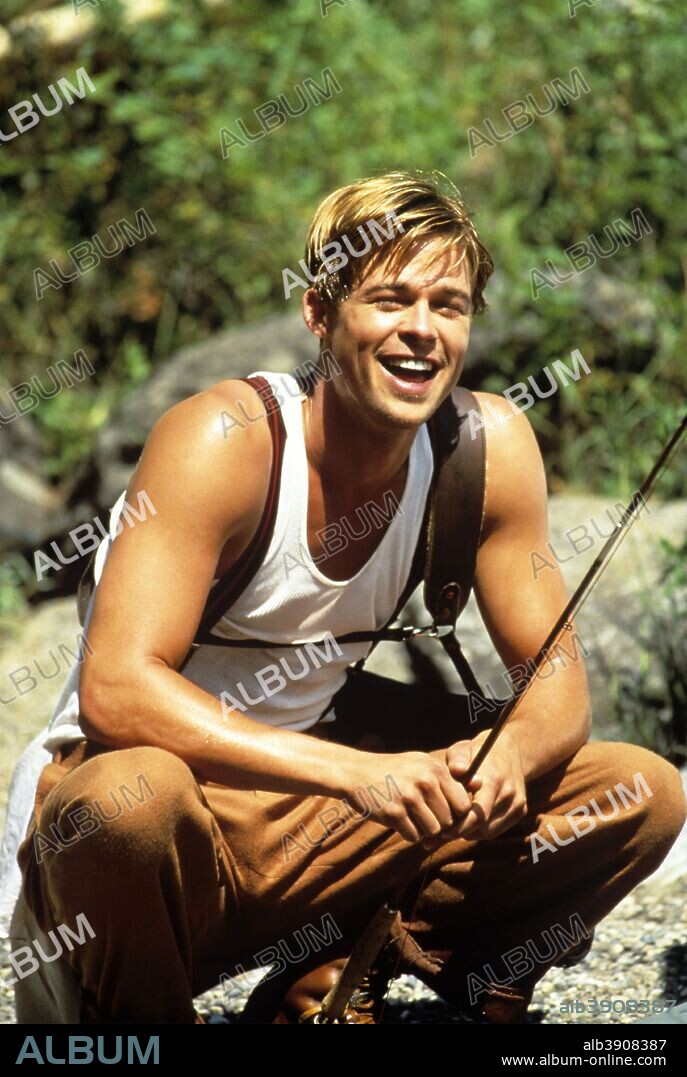 BRAD PITT en EL RÍO DE LA VIDA, 1992 (A RIVER RUNS THROUGH IT), dirigida por ROBERT REDFORD. Copyright COLUMBIA PICTURES.