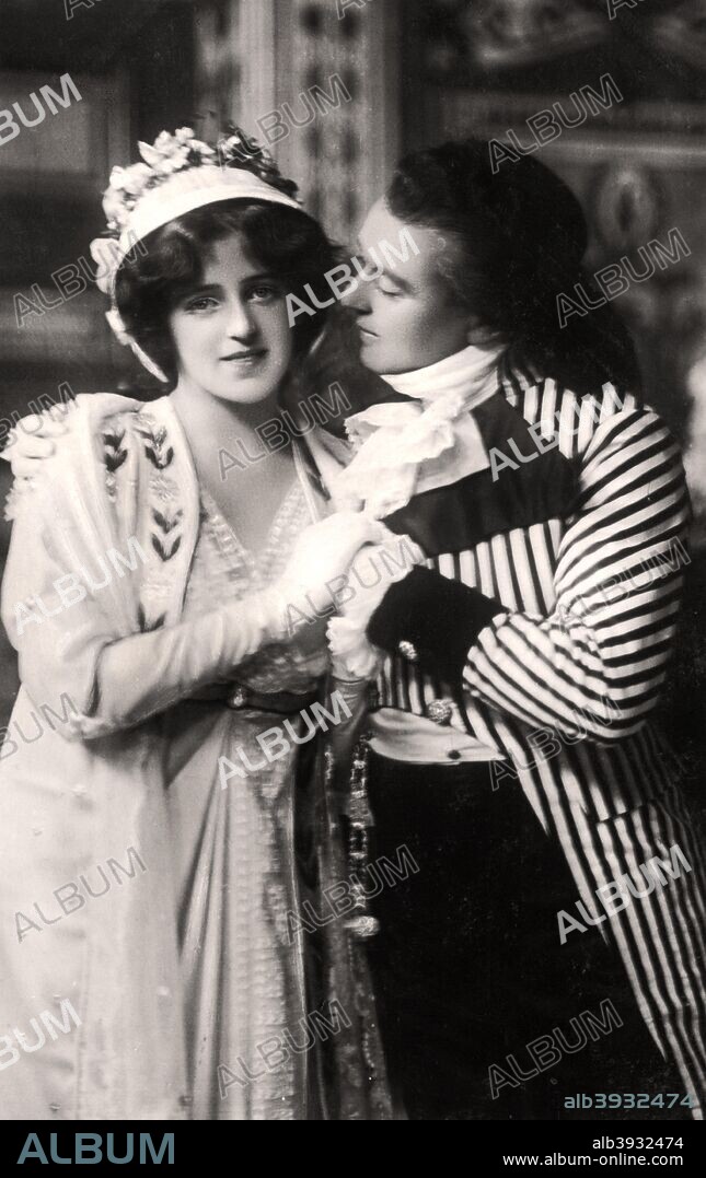 Robert Evett (1874-1949) and Denise Orme (1885-1960) in The Merveilleuses, early 20th century.