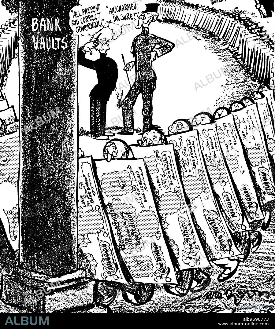 The March of the Unemployed. Drawing by Will Dyson , an Australian illustrator and political cartoonist , well known for his socialist viewpoint and his cartoons showing the financial crisis of the 1930s and where it leads .