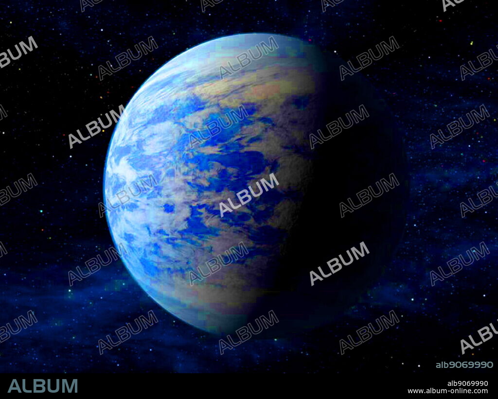Kepler-69c[3][8][9] (also known by its Kepler Object of Interest designation KOI-172.02)[6][10] is a confirmed super-Earth extra solar planet, discovered by NASA's Kepler spacecraft. It is located about 2, 700 light-years (830 parsecs, or nearly 2.5544×1016 km) from Earth in the constellation of Cygnus.