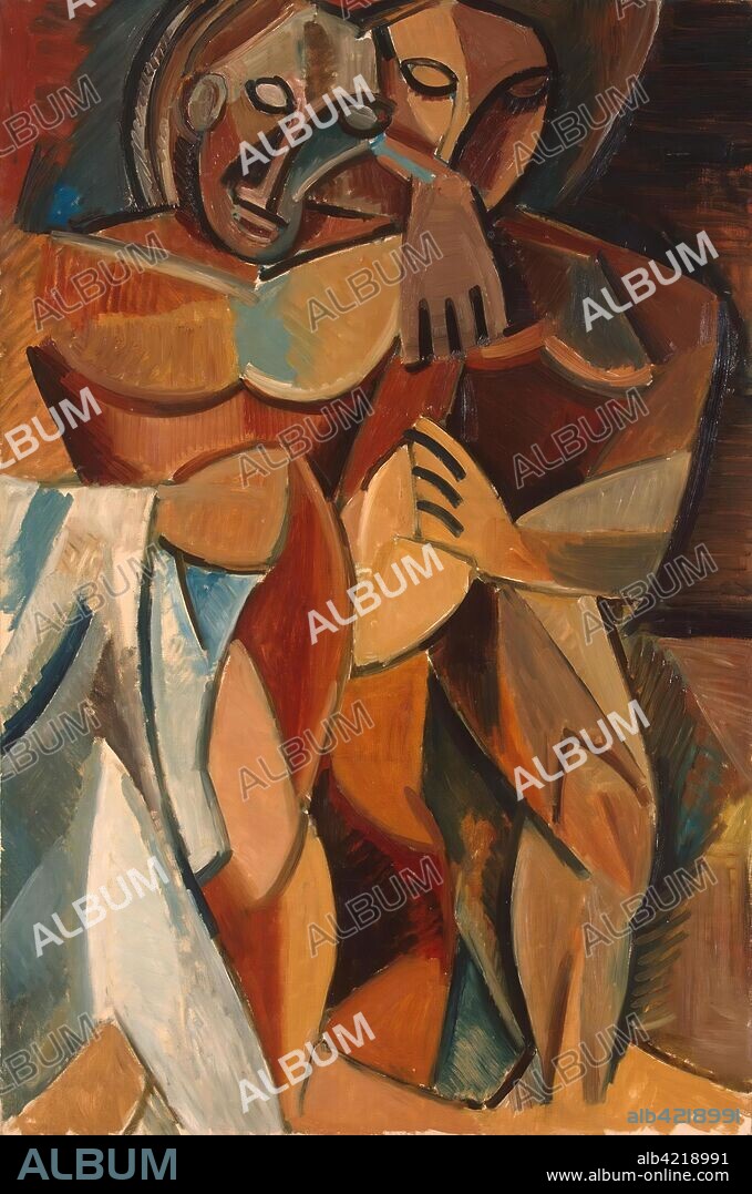 PABLO PICASSO. 'Friendship'. France, 1908. Dimensions: 151,3x101,8 cm.