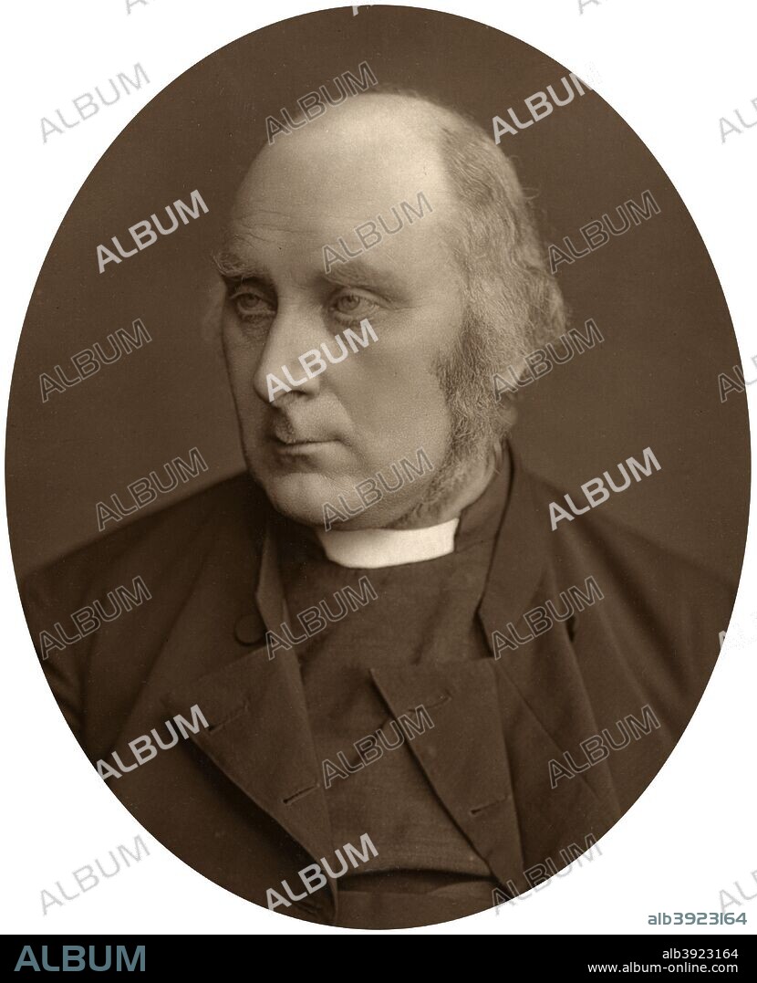 James Russell Woodford, Bishop of Ely, 1880. In 1869 he received a Doctorate in Divinity, and in 1872 was appointed one of the queen's chaplains. In 1873 he became Bishop of Ely; his consecration taking place in Westminster Abbey. He was instrumental in reconstructing the cathedral school at Ely, and also establishing the theological college at Ely. From Men of Mark: a gallery of contemporary portraits of men distinguished in the Senate, the Church, in science, literature and art, the army, navy, law, medicine, etc. Photographed from life by Lock and Whitfield, with brief biographical notices by Thompson Cooper. (Conducted by G. C. Whitfield.) (London, 1876-1883).