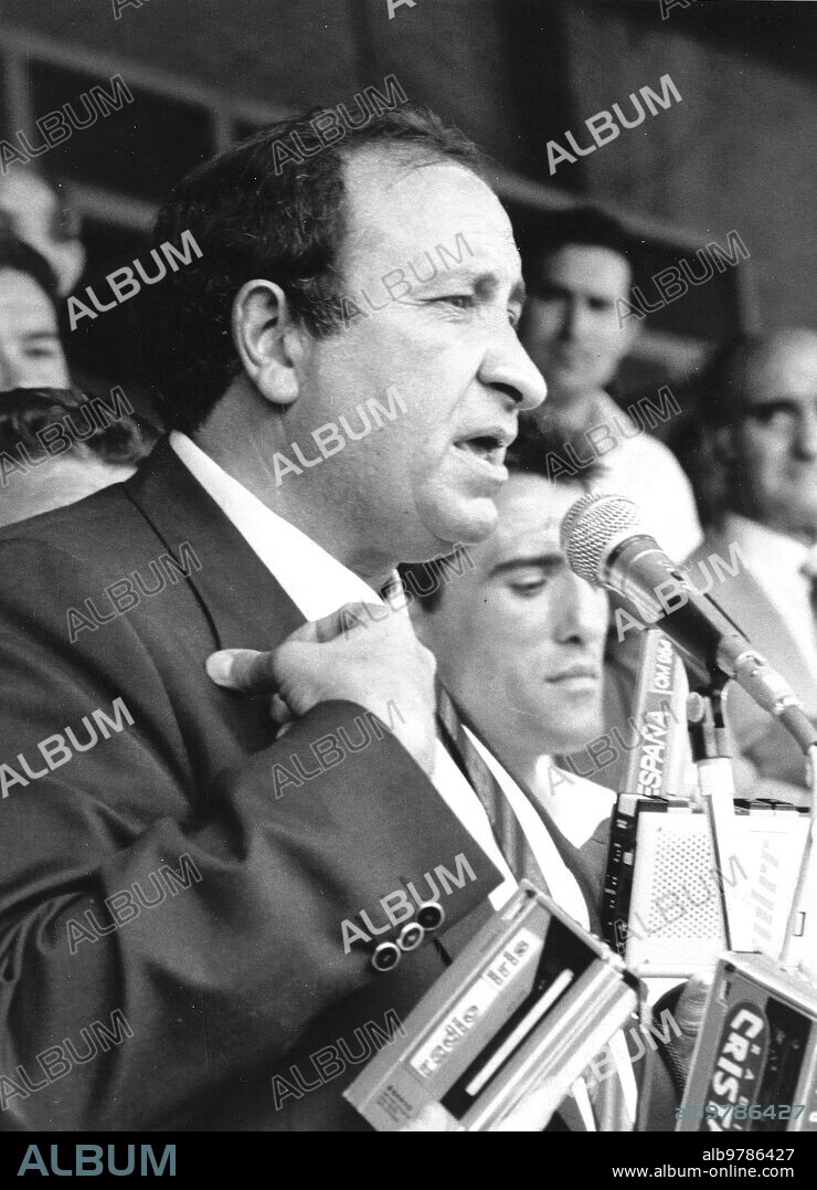 July 8, 1987. Jesús Gil takes office as president of Atletico de Madrid.