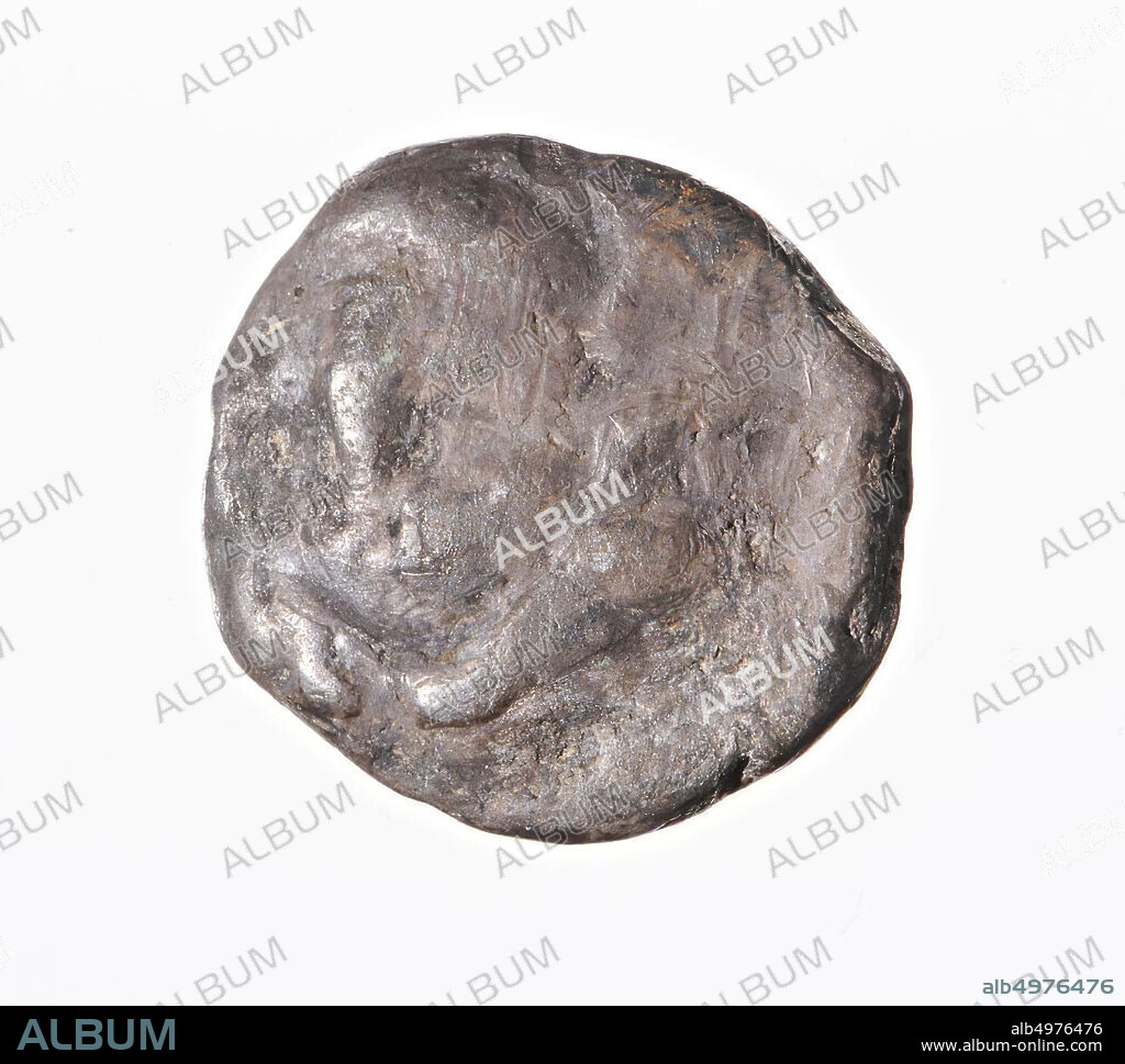 Vz: Helioskop in three quarters n. r., Kz: rose, coin, didrachme, Rhodes, Caria, metal, silver, Diam. 18 mm, wt. 6.42 gr, gr BC 394-304, Greece.