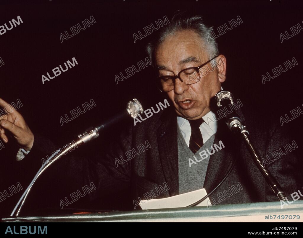 LUIGI LONGO (1900-1980) SECRETARIO GENERAL DEL PARTIDO SOCIALISTA ITALIANO.