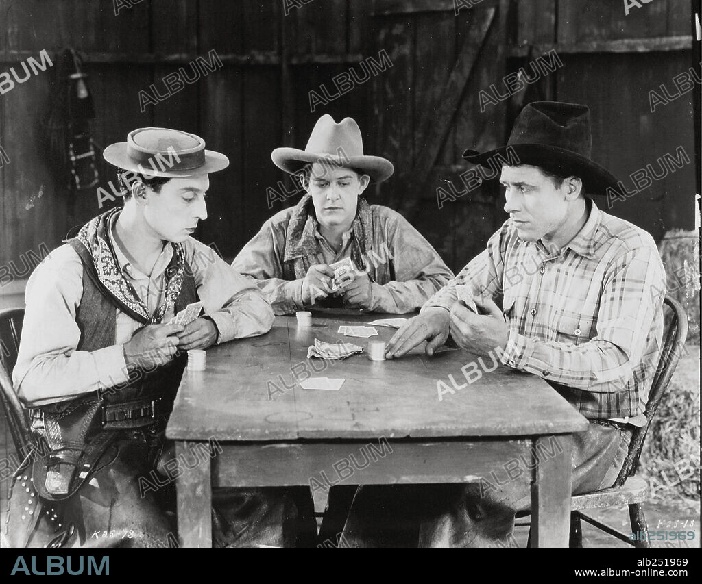 BUSTER KEATON en EL REY DE LOS COWBOYS, 1925 (GO WEST), dirigida por BUSTER KEATON. Copyright M.G.M.